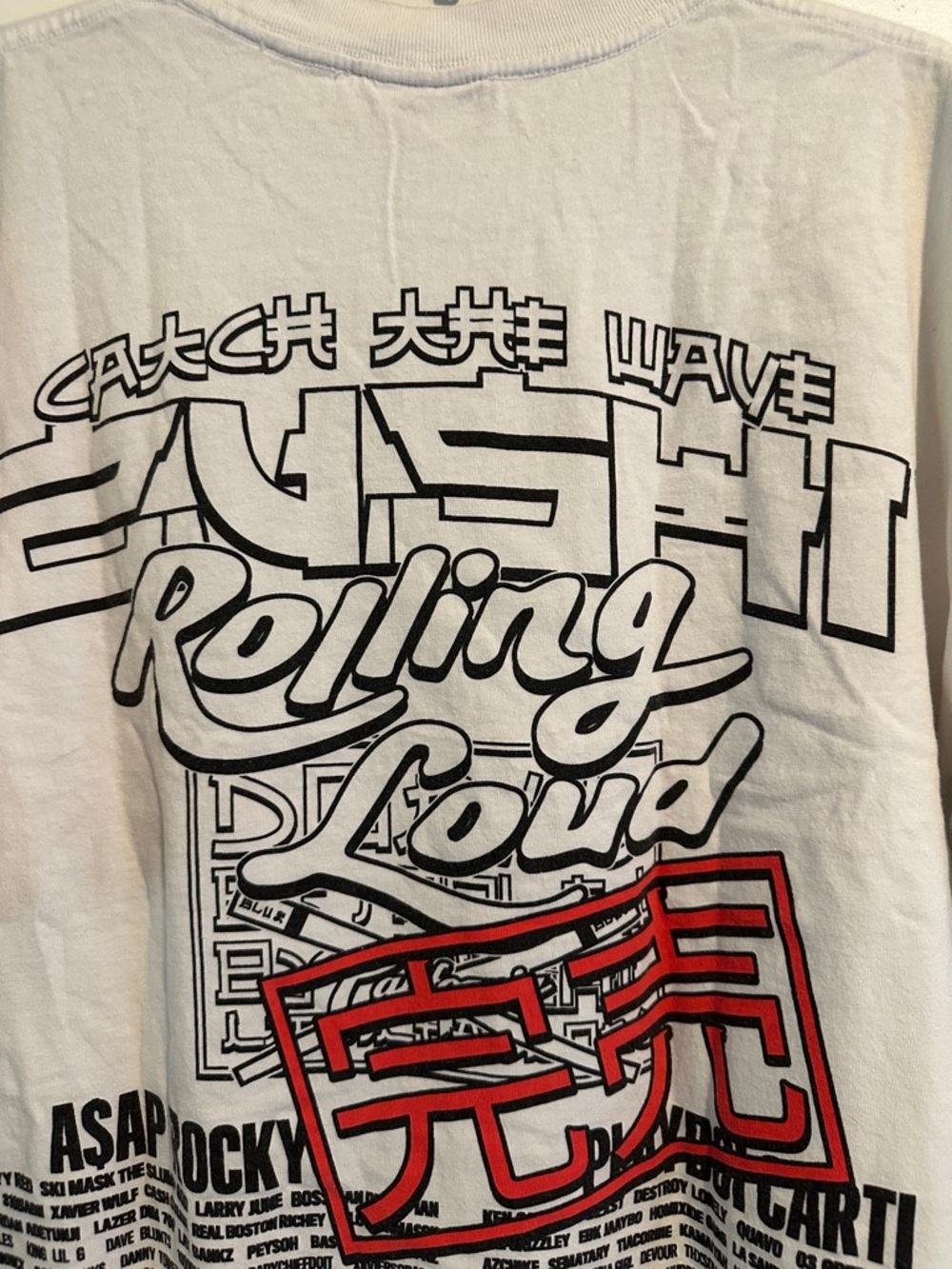 Zushi 2025 Peso Pluma Hip Hop Rolling Loud x Zushi Tour Graphic Tshirt XL - Picture 5 of 7